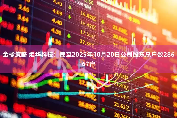 金橘策略 炬华科技：截至2025年10月20日公司股东总户数28667户